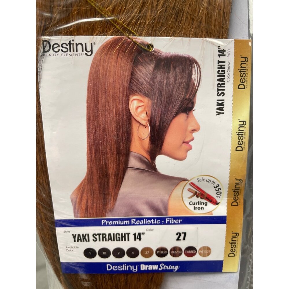 Destiny Women's Red Hair Pony tail 14' long SKU 2130